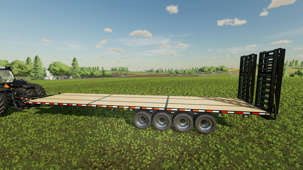 40′ Lizard Flatbed Autoloading Bale Trailer v 1.0.0.1