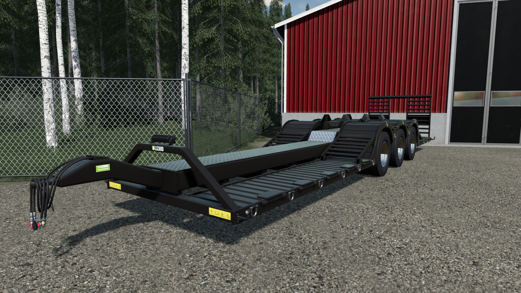 Lizard 3 Axle Machine Mover Trailer v 1.0
