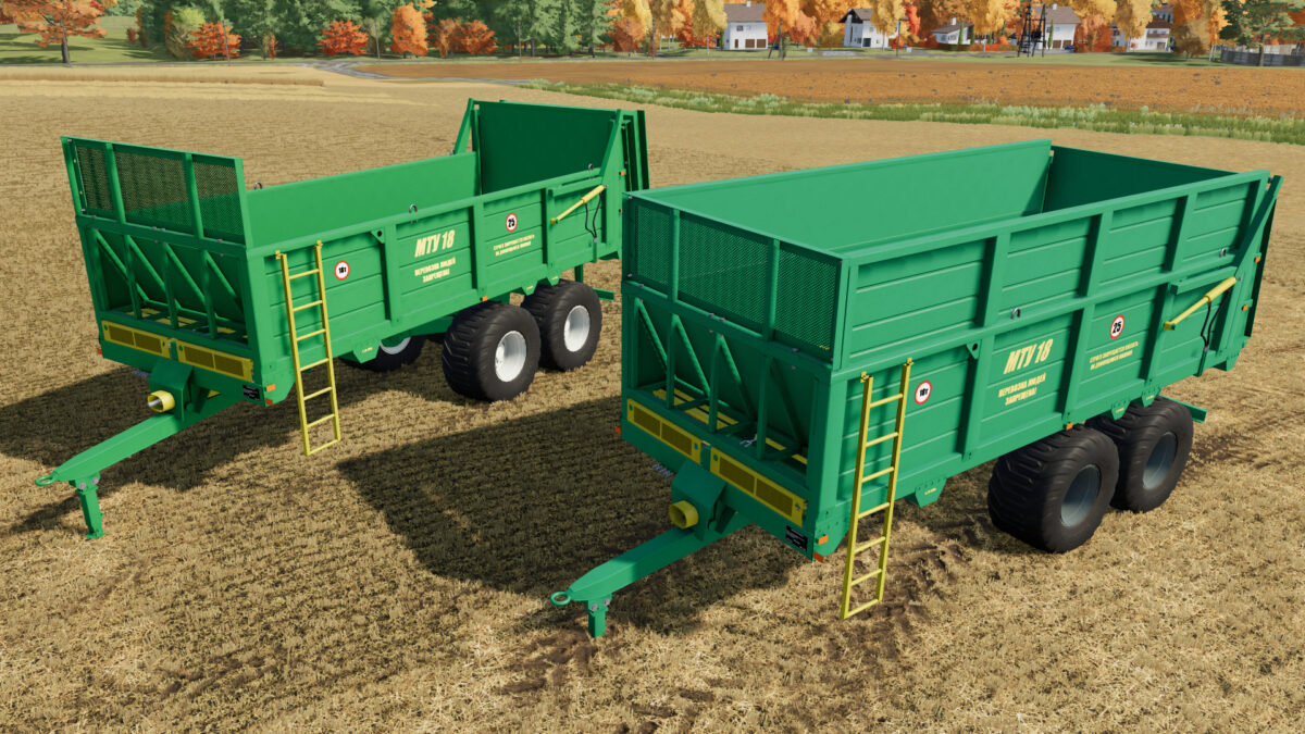 MTU 18 Tipper Trailer & Manure Spreader v 1.0