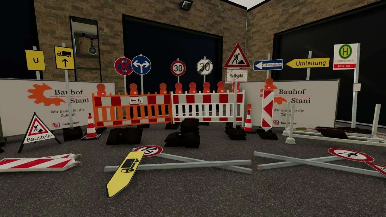 Construction Site Signs Pack v 2.0