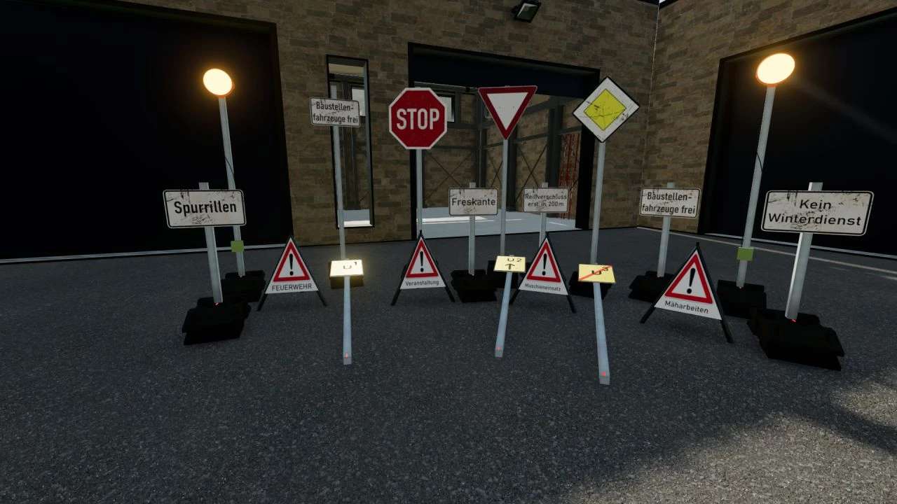 Construction Site Signs Pack v 2.0