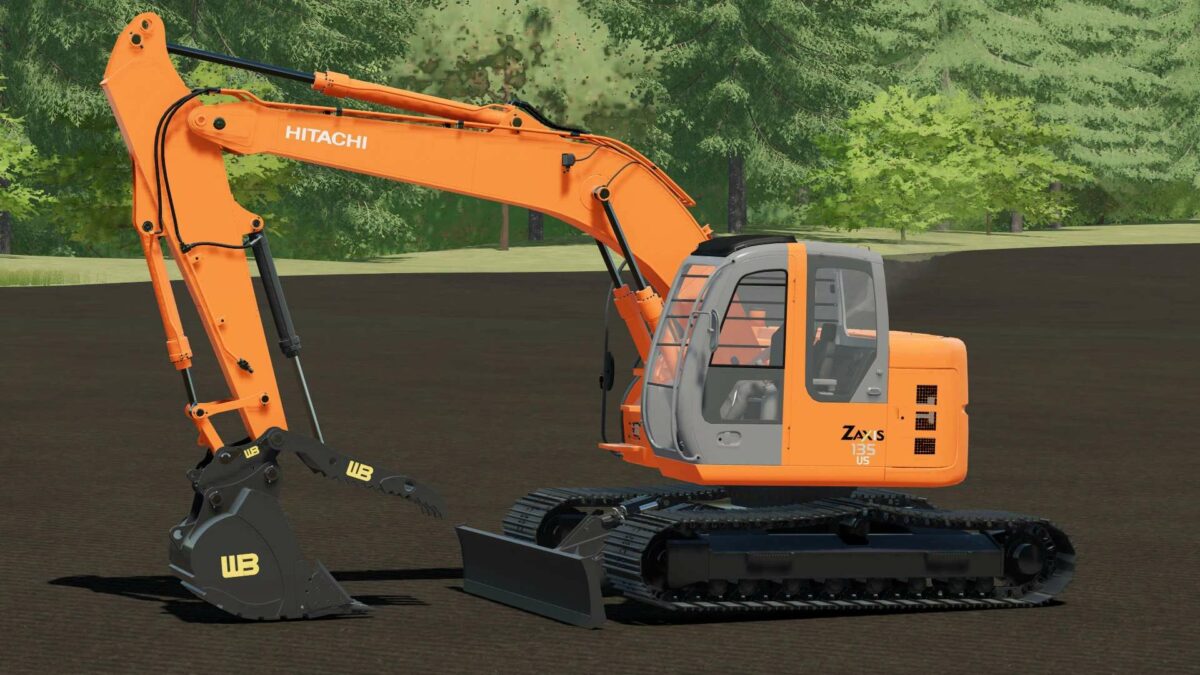 Hitachi ZX 135 US/John Deere 135C v 1.0