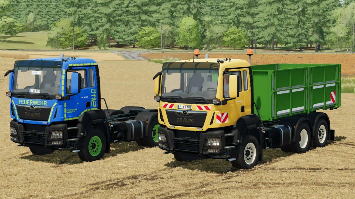 MAN TGS 18.500 Semi & Kipper Trucks v 1.0