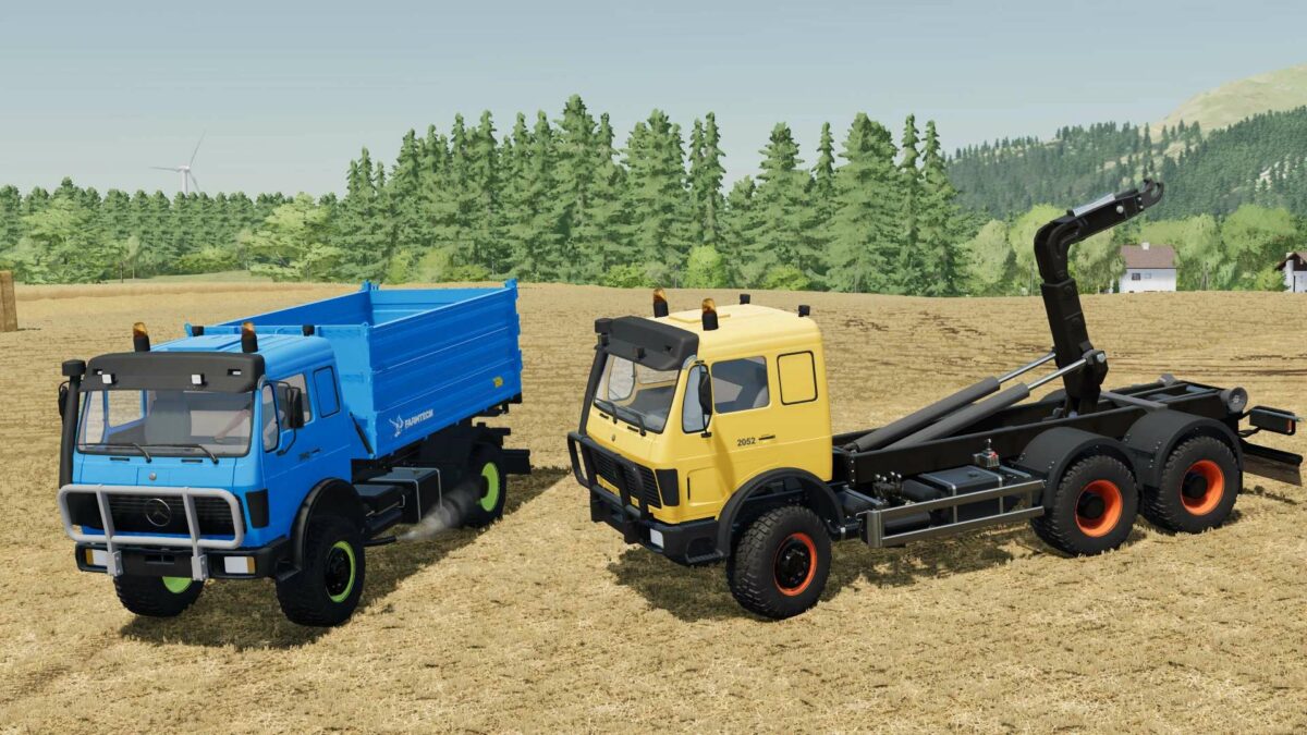 Mercedes Benz Agrar Kipper & IT Runner Trucks v1.0