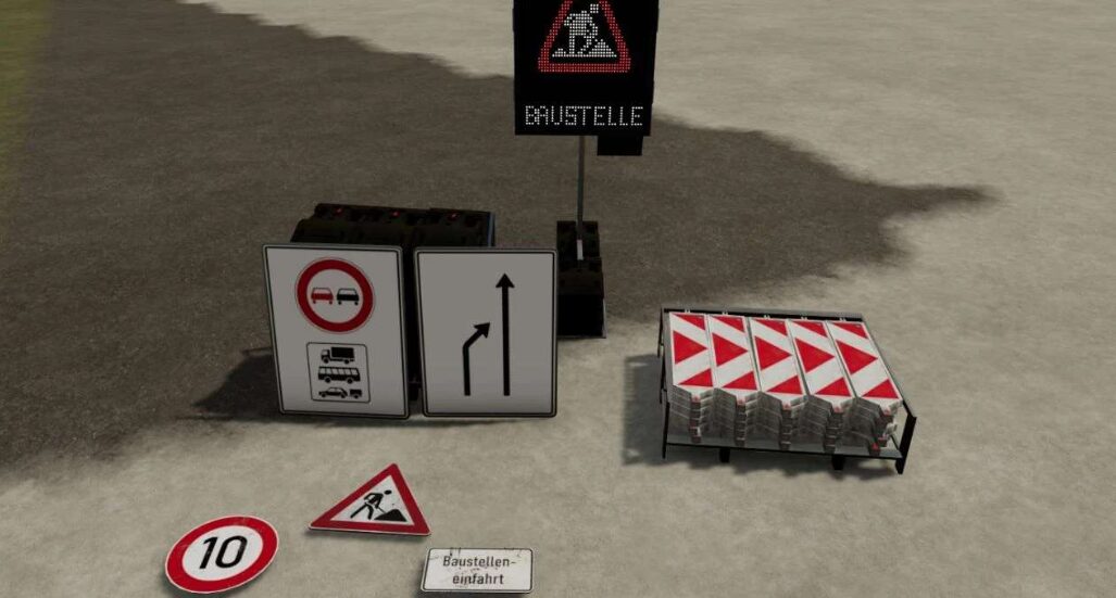 Construction Site Signs Pack v 2.0