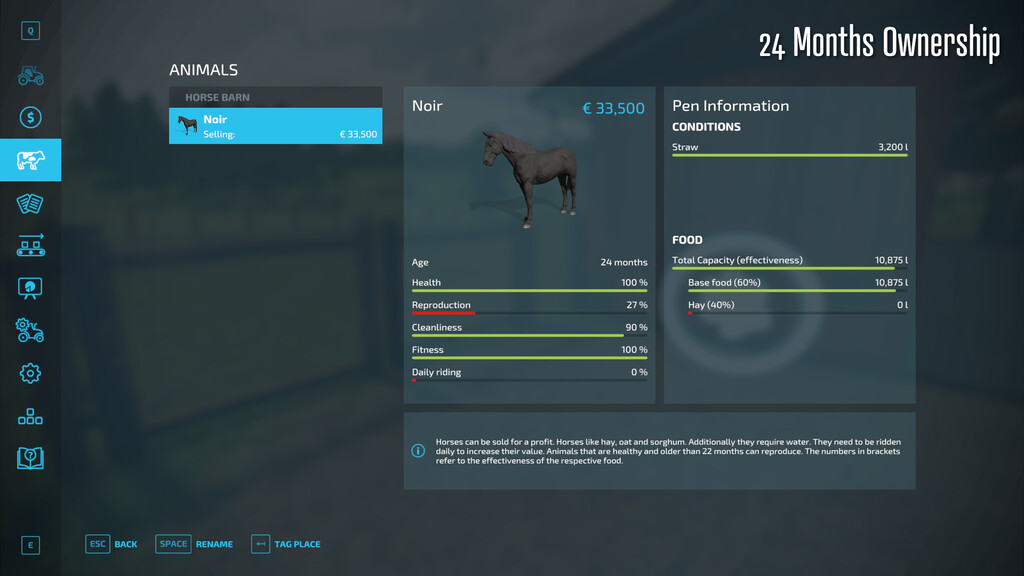 Horse Resell Value v 1.0