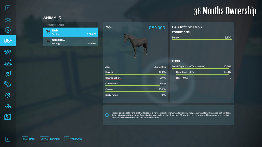 Horse Resell Value v 1.0