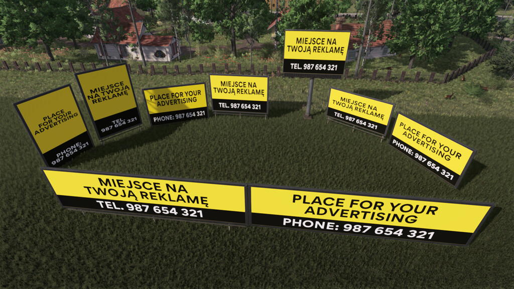 Placeable Billboards Pack v 1.0