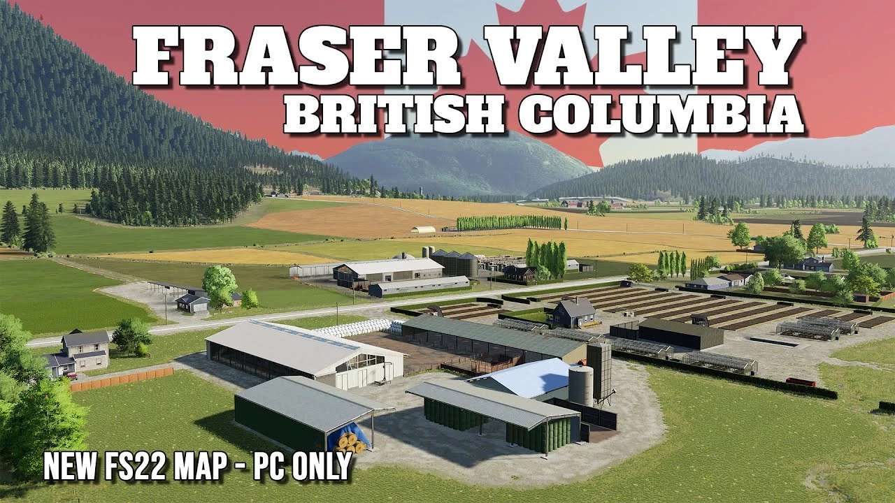 Fraser Valley British Columbia Map v 1.0