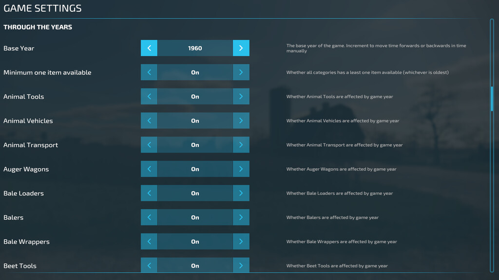 Through the Years v 1.0.1.0