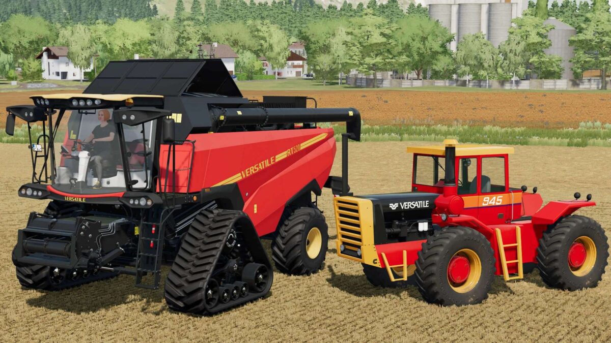 Versatile 835/975 Tractor & Versatile RT 520 Harvester v 1.0