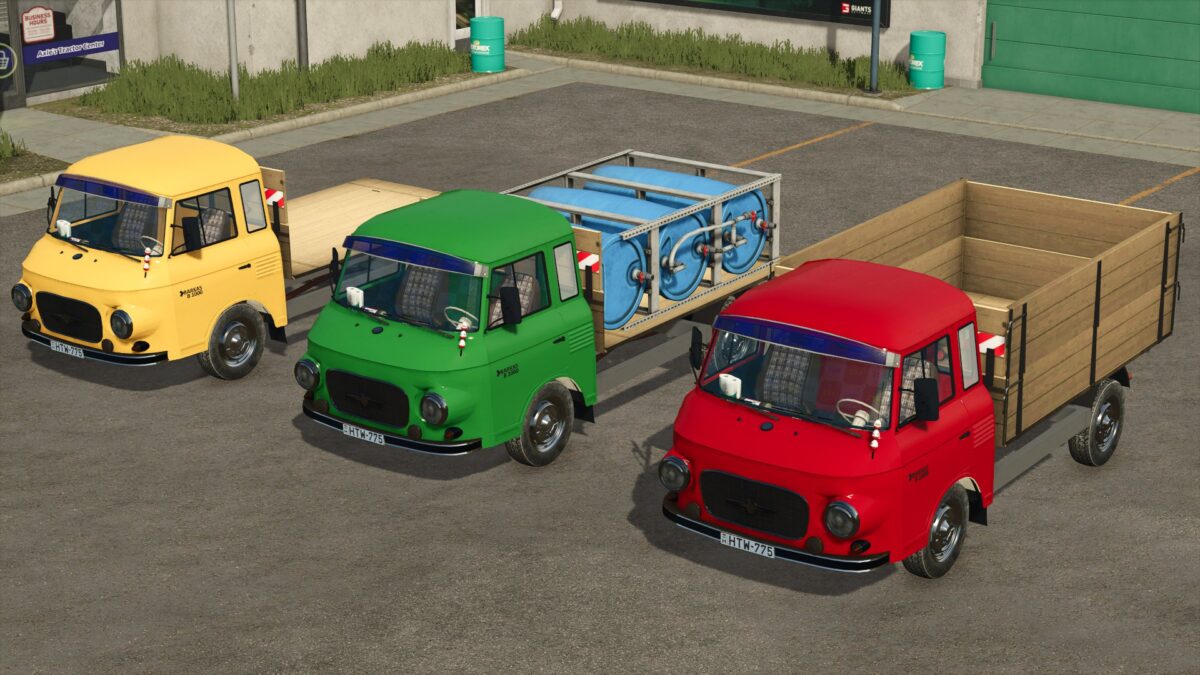 Barkas B1000 Multiservice & Livestock Trucks v 3.0