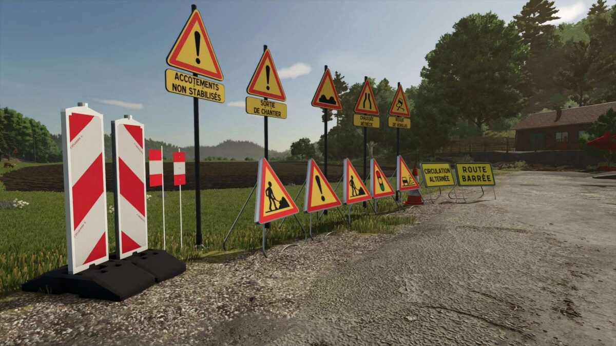 French Temporary Signs v 1.0