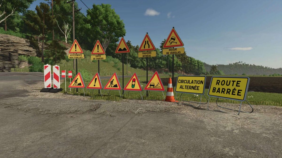 French Temporary Signs v 1.0