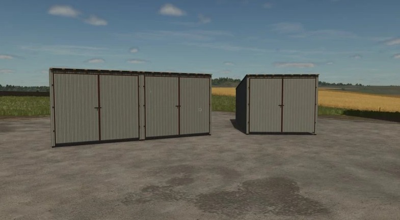 Metal Garages Pack v 1.0