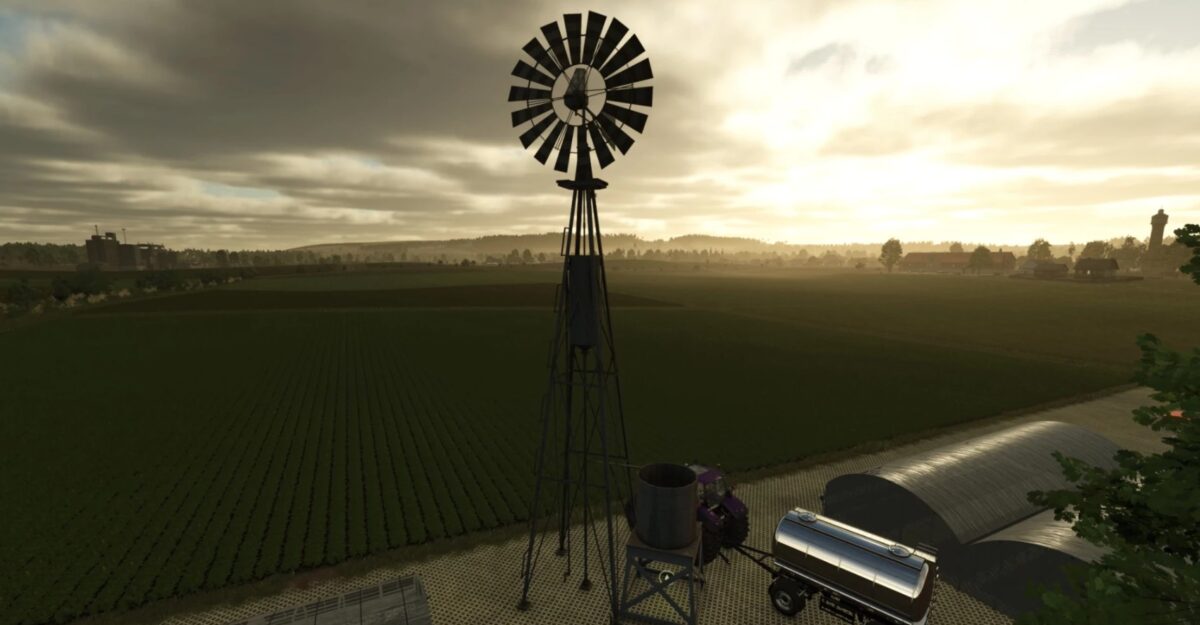 Old Wind Wheel with Water Tank v 1.0