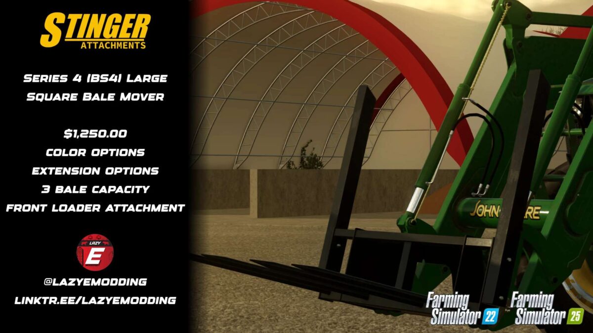 Stinger 4 Series Bale Spike Pack v 1.0