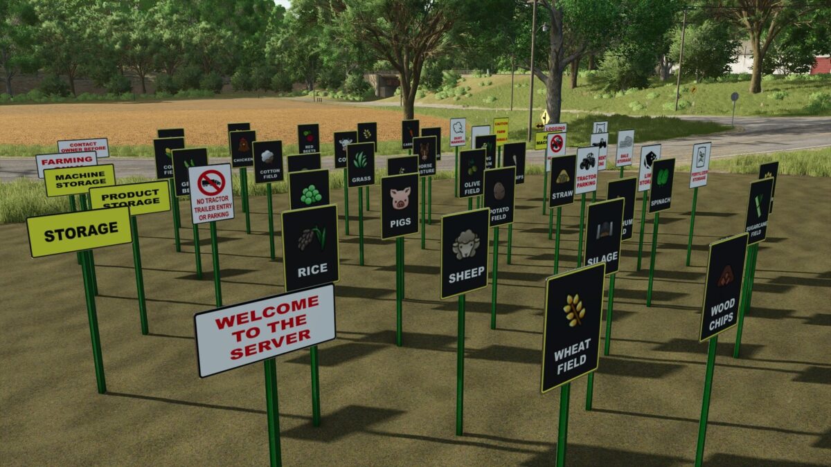 Farming Signs Pack v 1.0