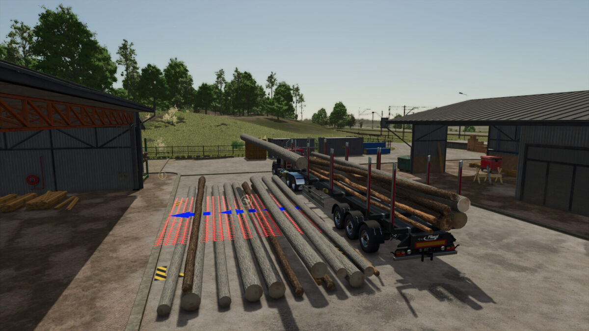 Fliegl Timber Runner Autoload Wood Trailer v 1.0
