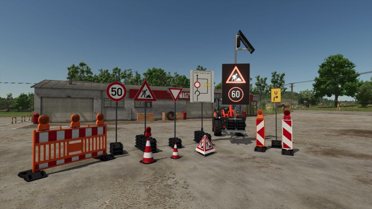 German Traffic Safety Signs Pack v 1.0
