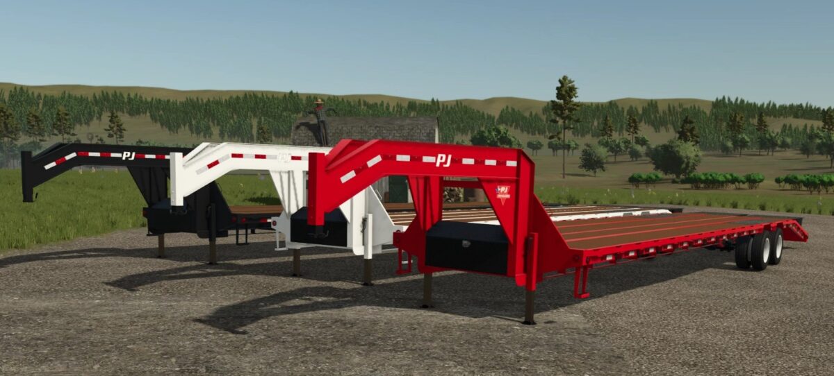 PJ Gooseneck 40FT FlatDeck Trailer v 1.1