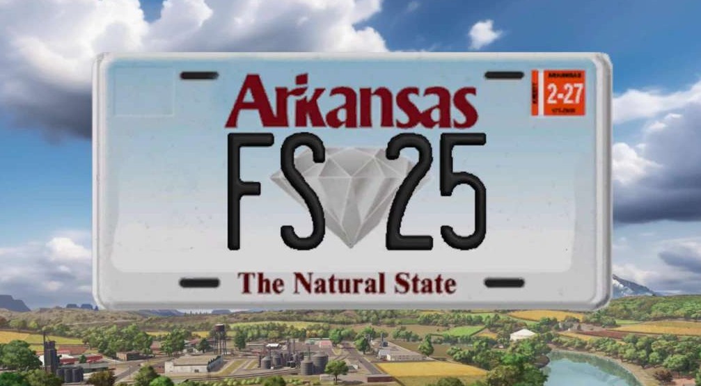 Arkansas License Plate v 1.0