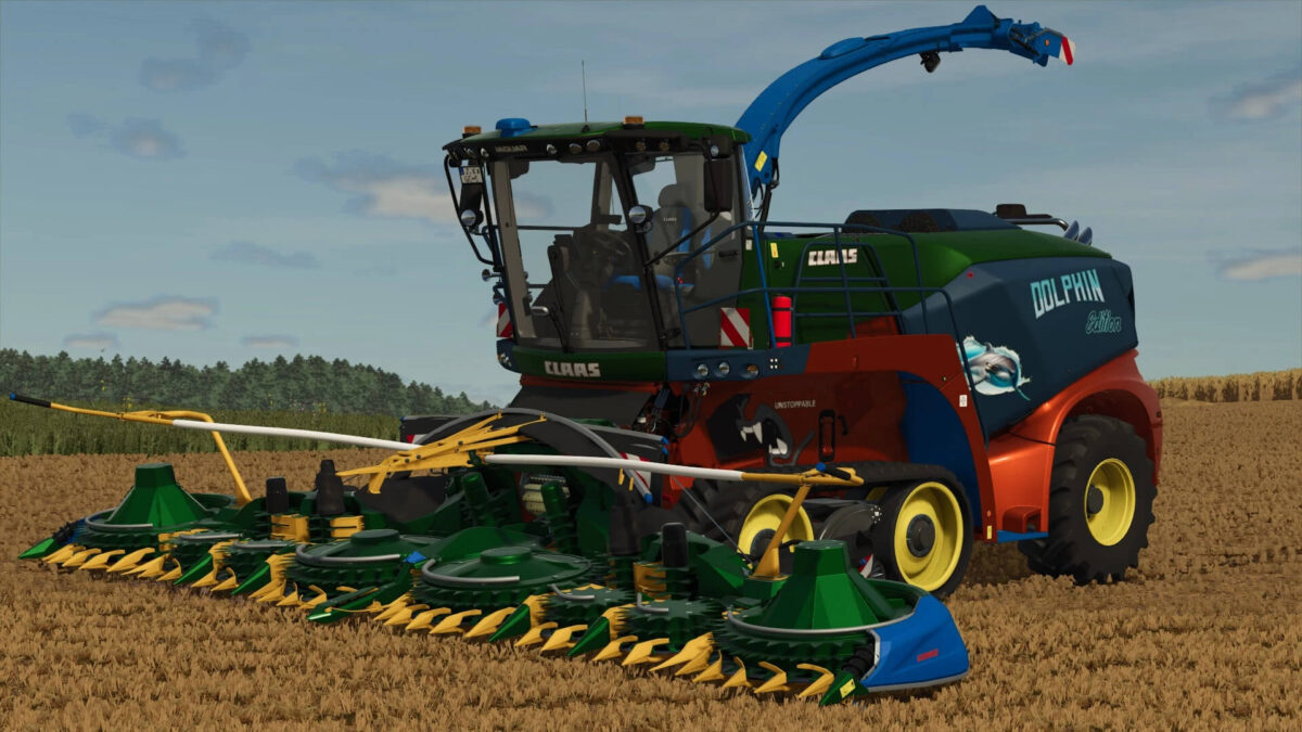 Claas Jaguar 990 & Evion 450 Dolphin Edition v 1.0