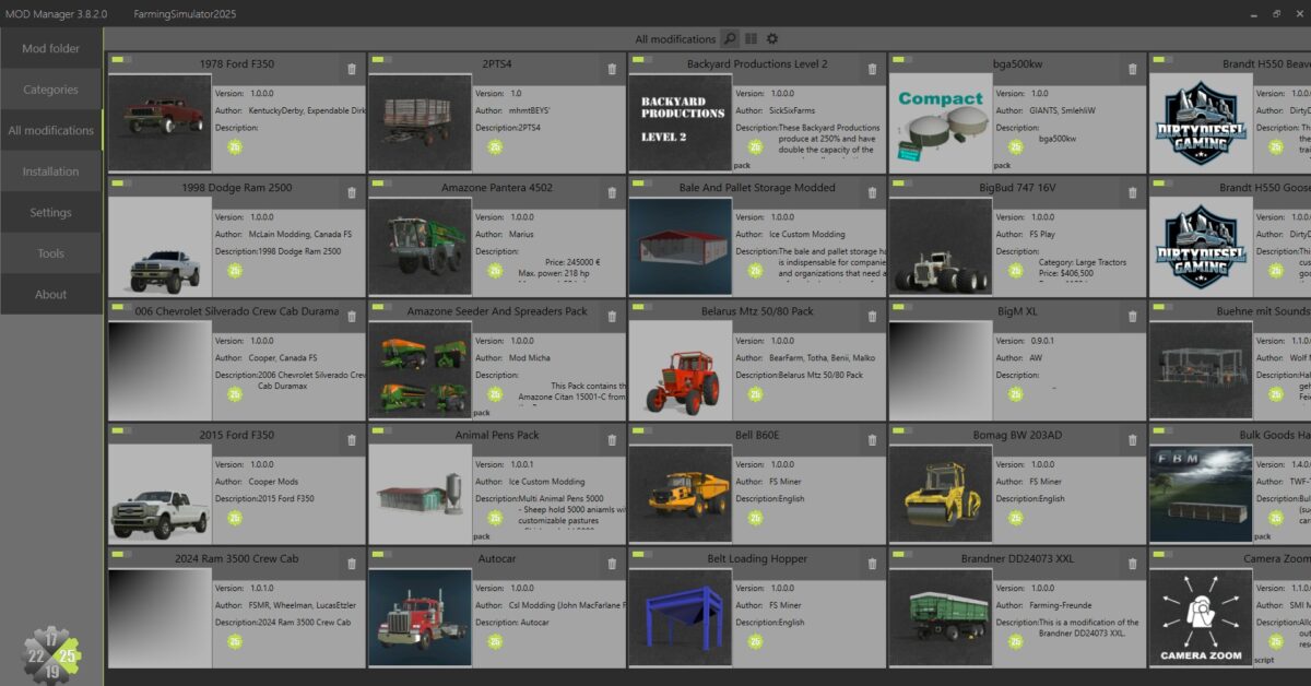 Mod Manager v 3.8.2.0