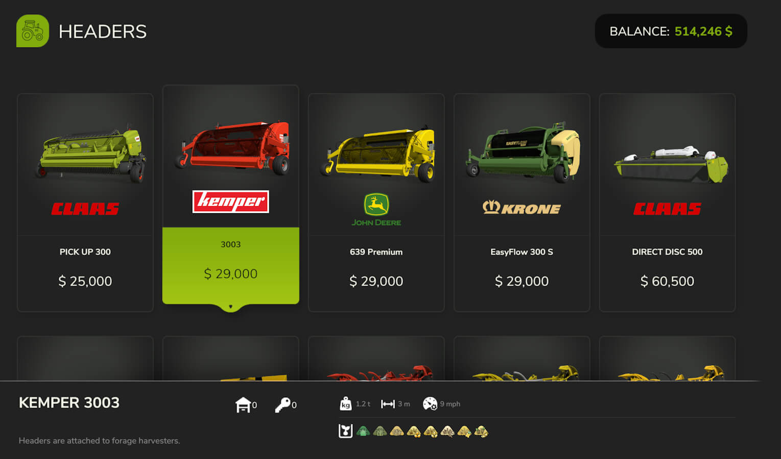 Extended Forage Harvester Pickups v 1.0