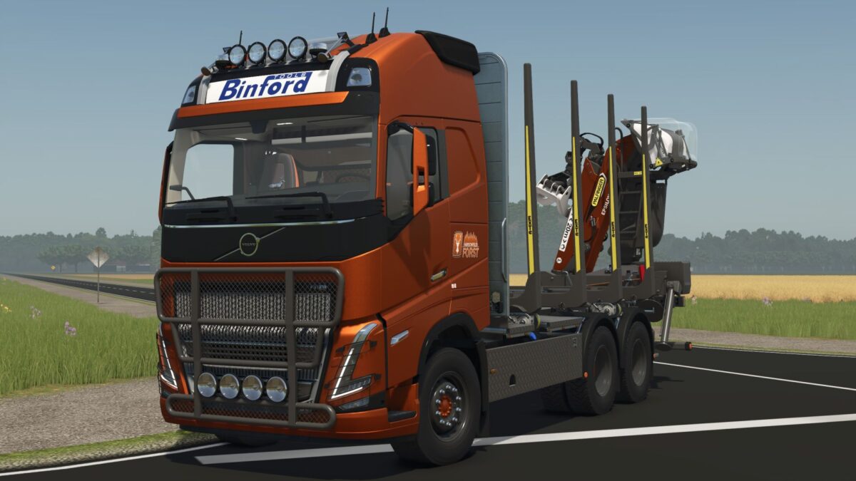 Forest Truck with Loading Crane v 1.0