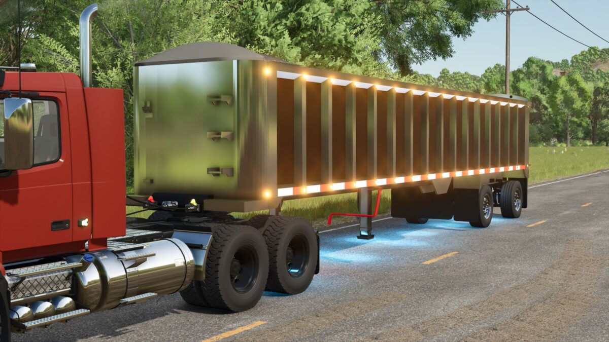 Lizard Frameless End Dump Trailer v 3.0