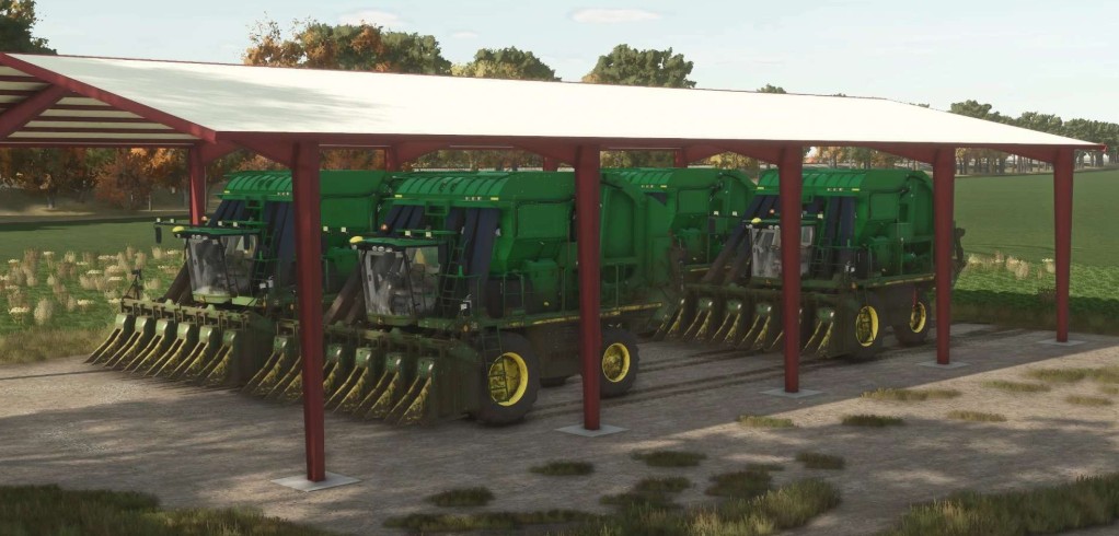 105 x 50 meters Metal Frame Hay Shed v 1.0