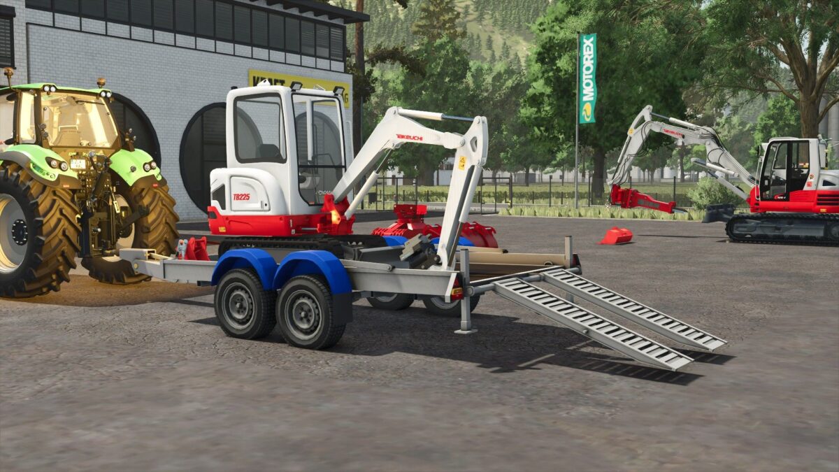 2 Axles Low Loader Trailer v 1.0