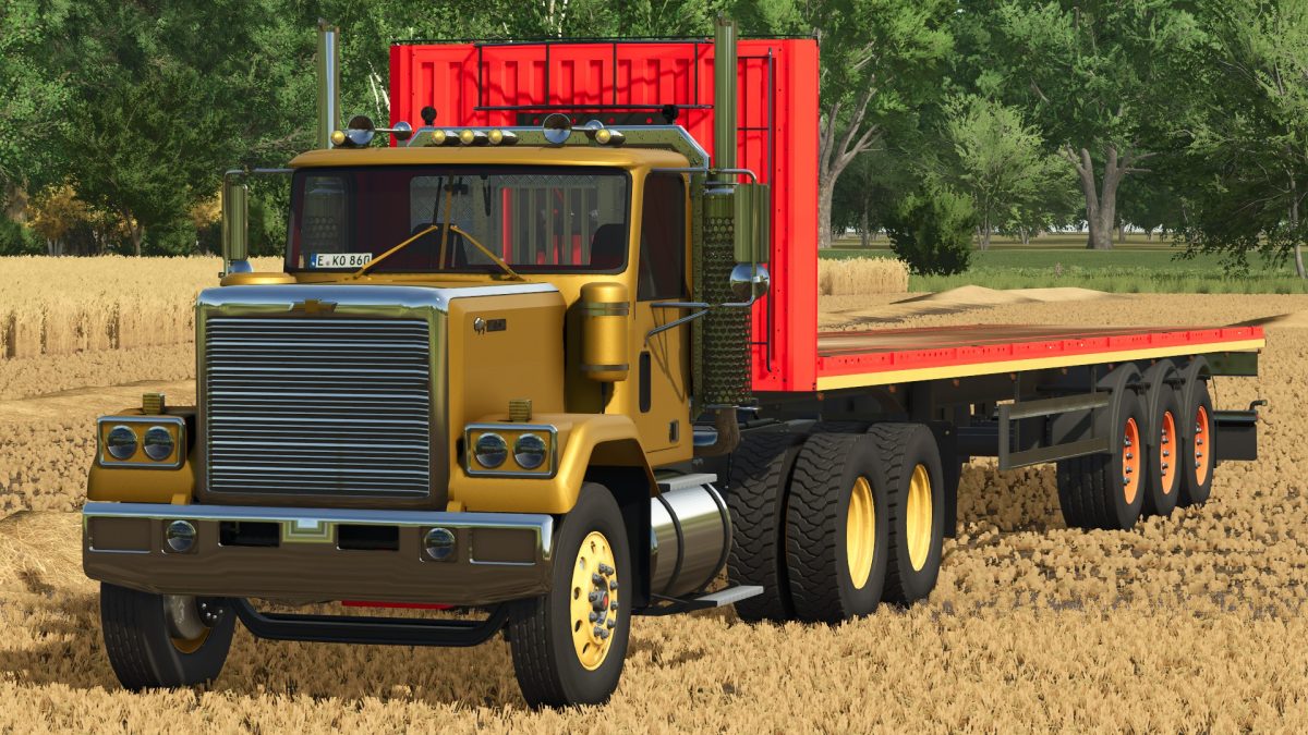 Chevrolet Bison Truck & Kassbohrer Trailers v 1.0