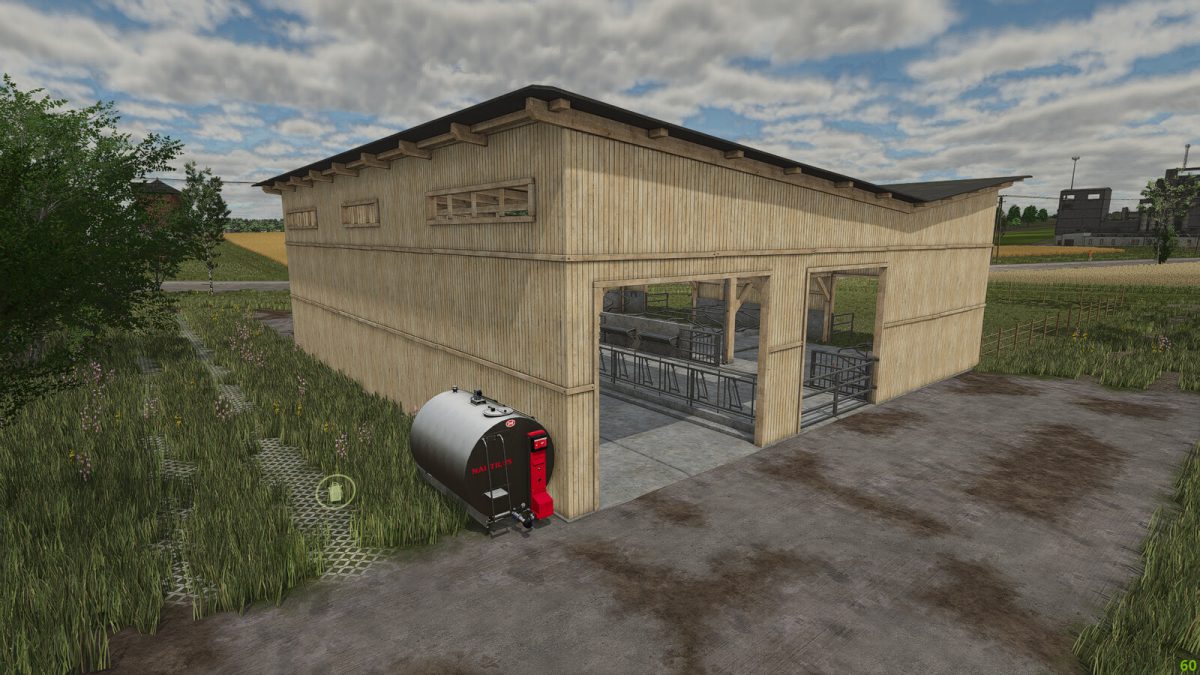 Cow Barn with Slurry and Milk v 1.0