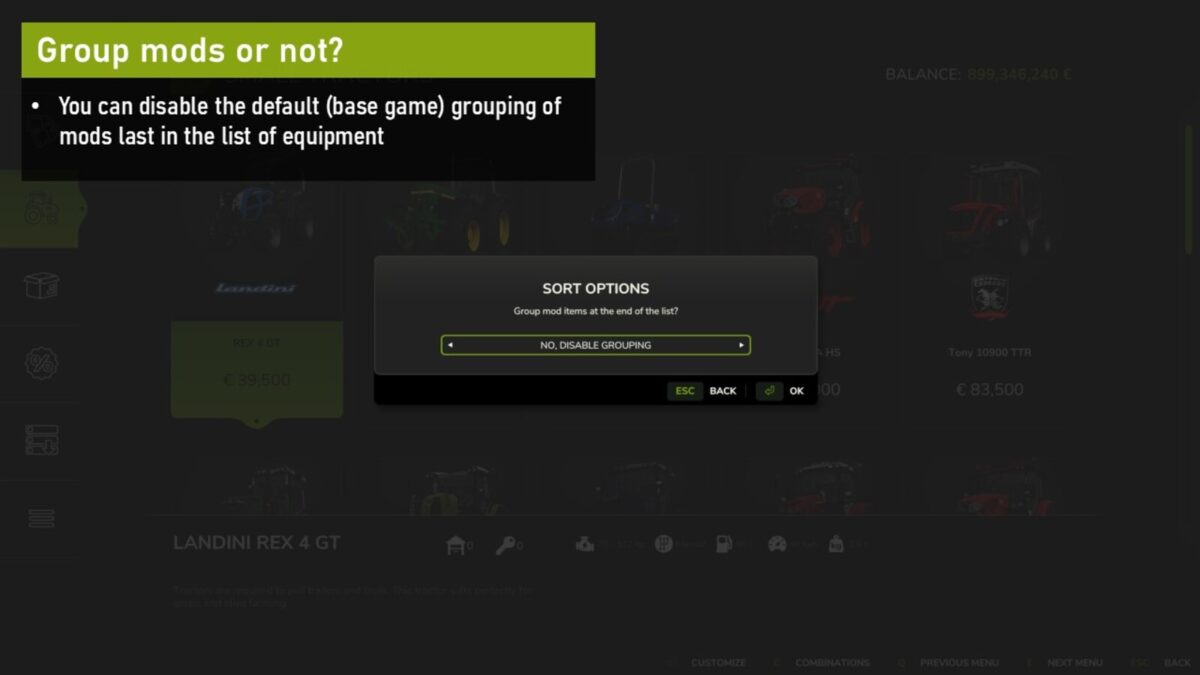 Enhanced Shop Sorting v 1.0