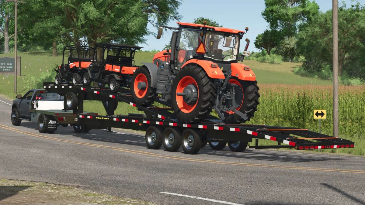 Kaufman EZ 4 Low Loader Trailer v 1.0