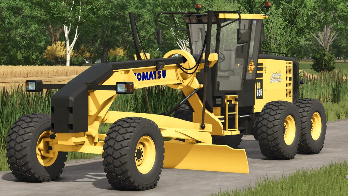 Komatsu GD 655 Grader v 1.0