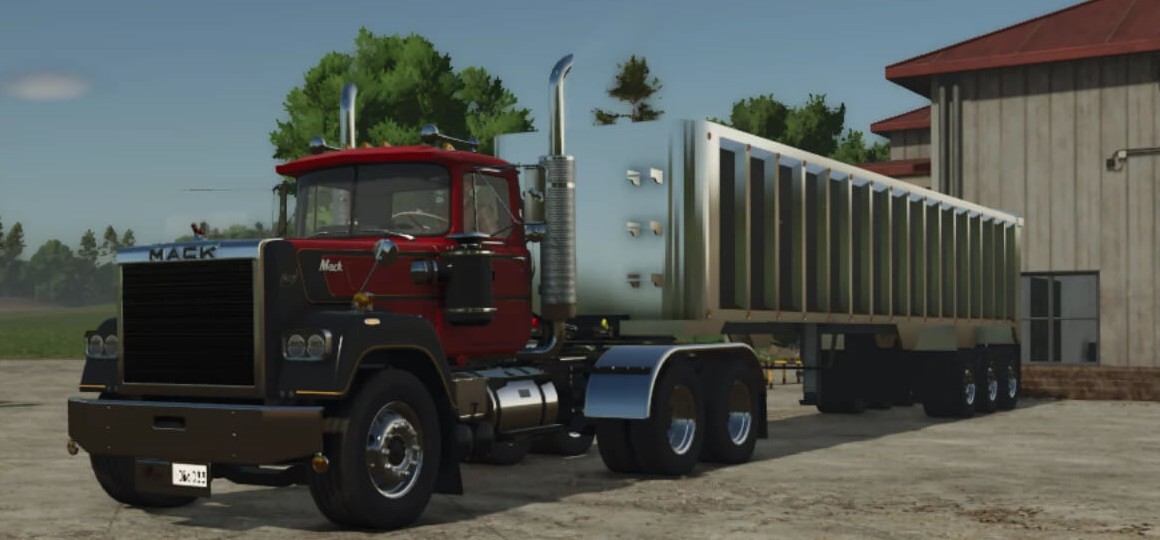 Lizard Frameless End Dump Trailer v 4.0