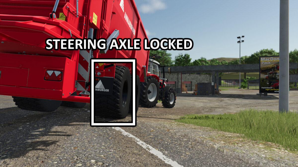 Lock Steering Axle v 1.0