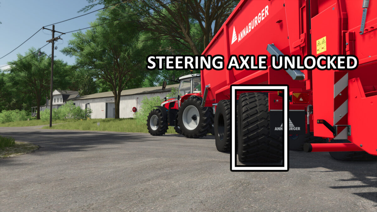 Lock Steering Axle v 1.0