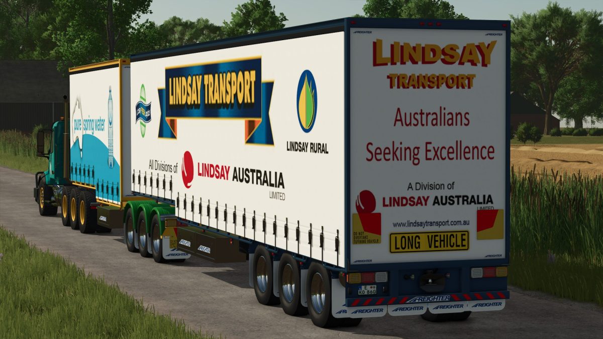 Volvo VNX 300 Truck & MaxiTrans Freighter Trailers v 1.0
