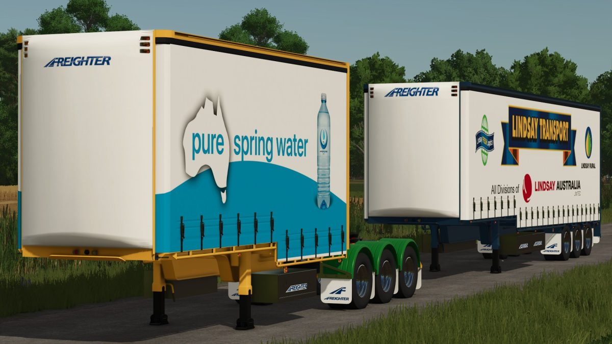 Volvo VNX 300 Truck & MaxiTrans Freighter Trailers v 1.0
