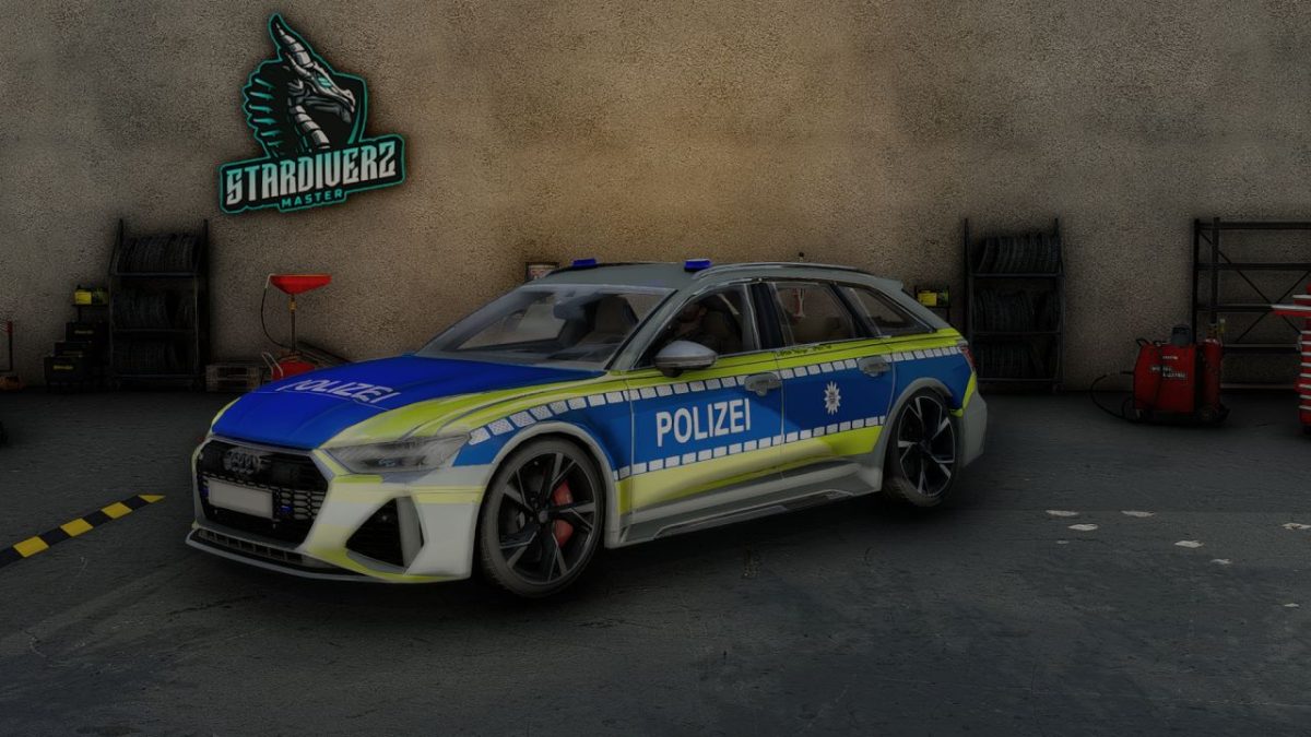 Audi RS6 Police v 1.0