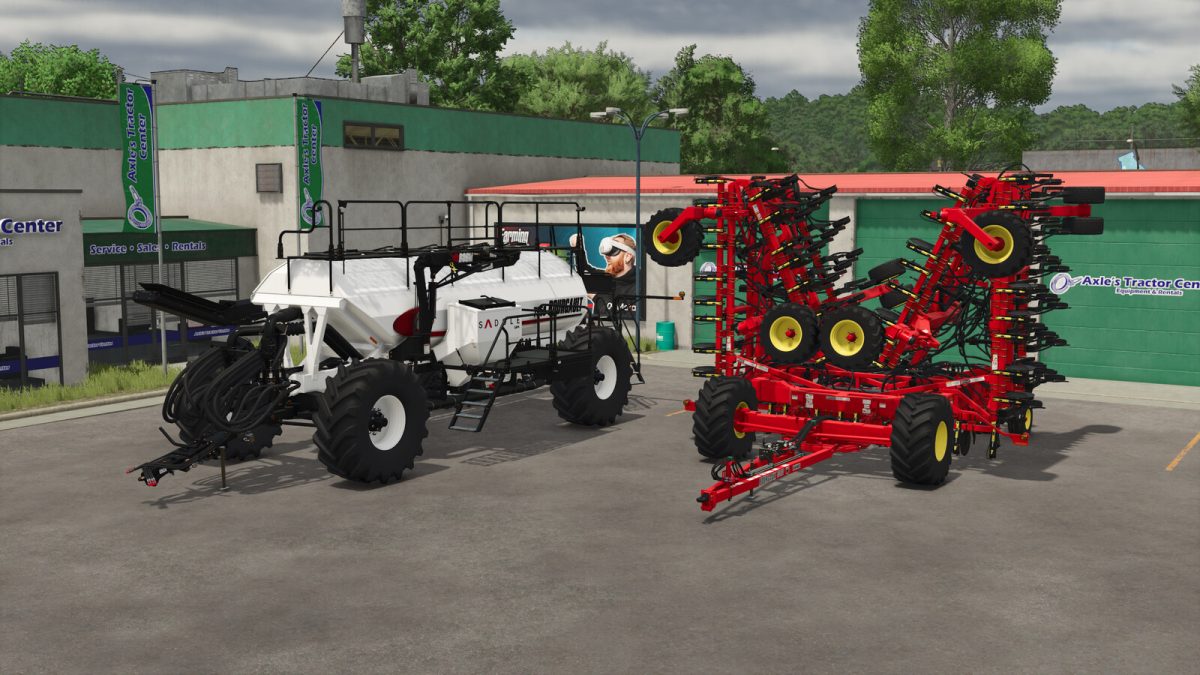 Bourgault 3320-76 Paralink Hoe Drill + 7950 Air Cart v 1.0