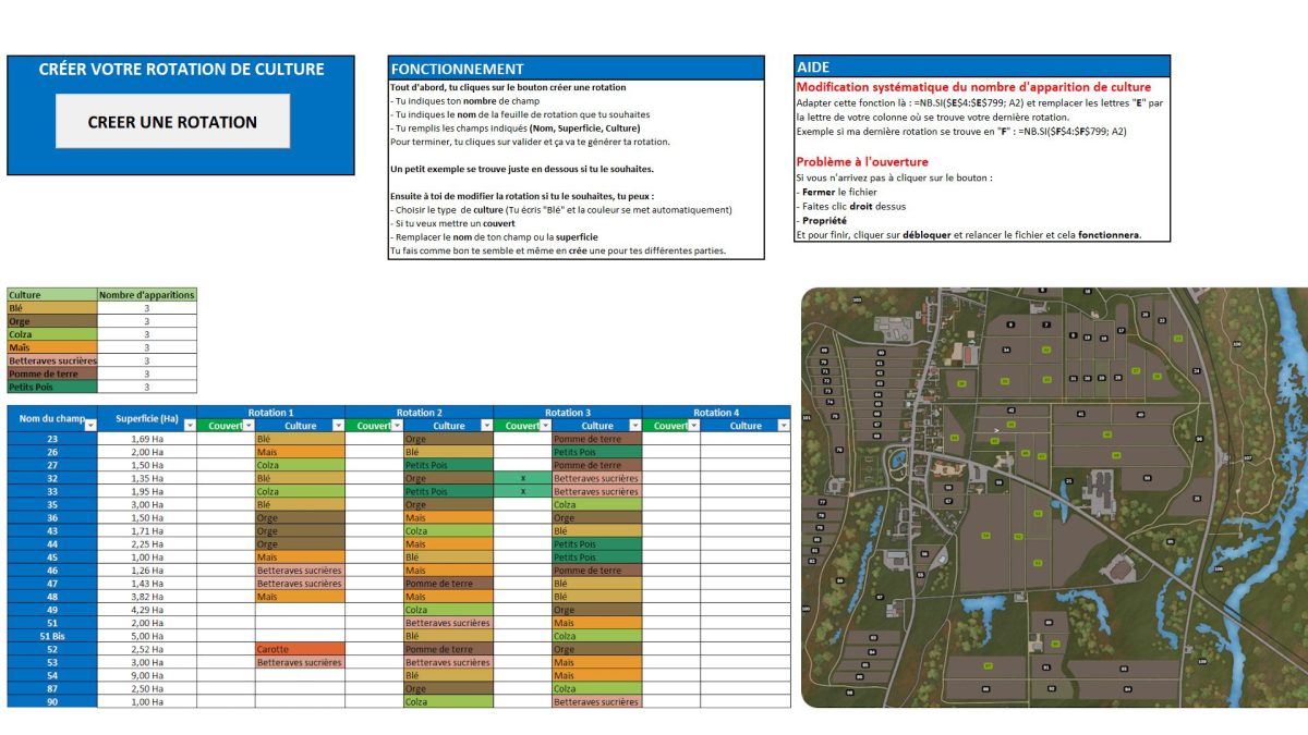 Excel File for Crop Rotation v 1.0