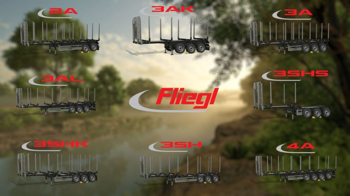 Fliegl Timber Runner Trailers Pack v 1.0.0.1