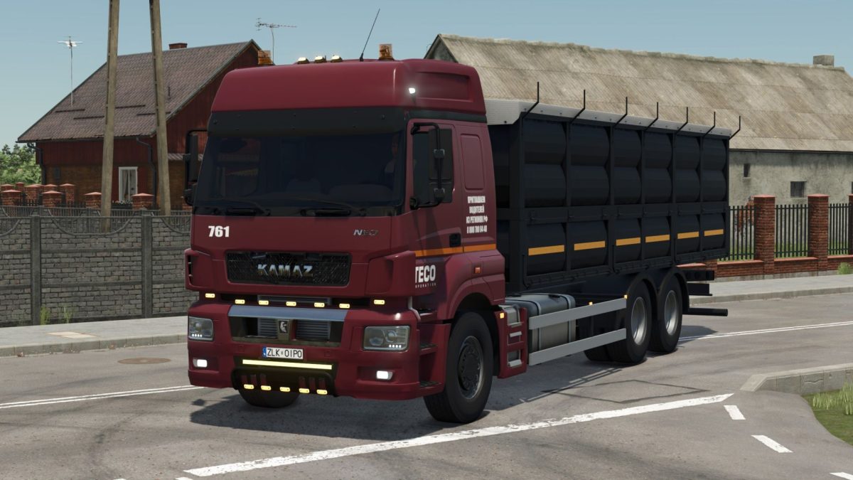 Kamaz 65207 + Nefaz 8332 Trailer v 1.0