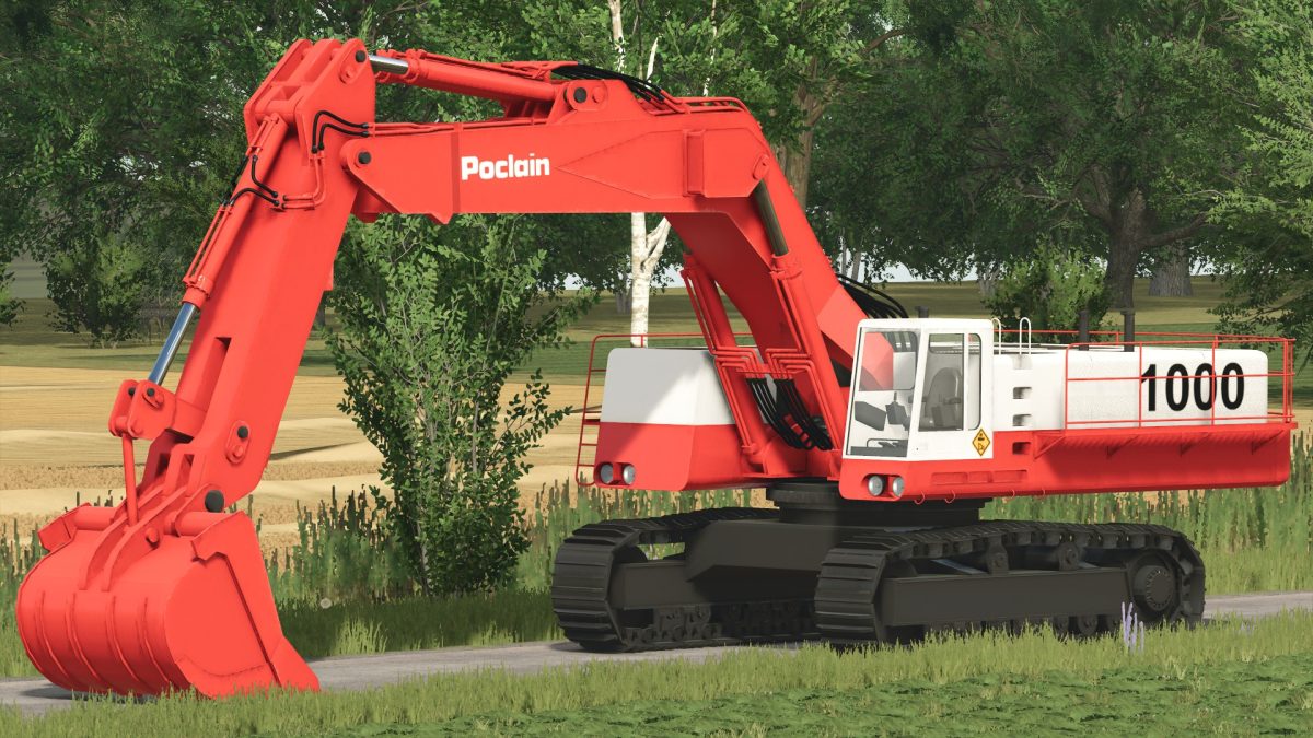 Poclain 1000 Excavator v 1.0