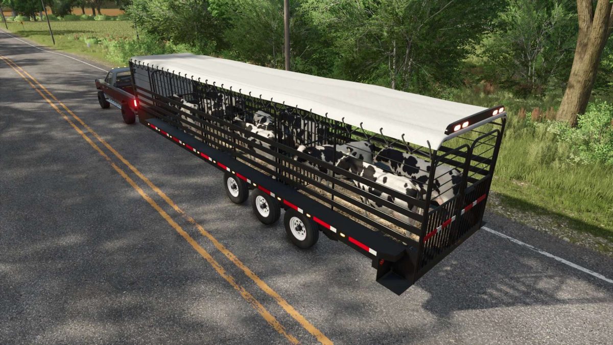 32FT Wilson Gooseneck Animal Trailer v 1.0